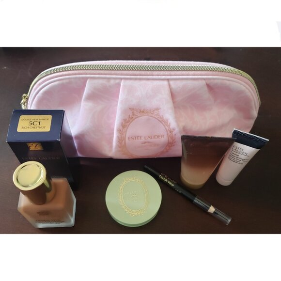 Estee Lauder Double Wear Stay-in-Place Foundation 6 PC Set - 5C1 or 5N1 or 4W4 - Picture 3 of 7